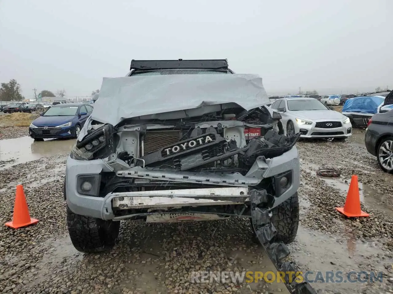 5 Photograph of a damaged car 3TMCZ5AN0KM222807 TOYOTA TACOMA 2019