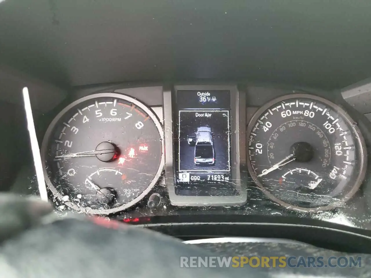 9 Photograph of a damaged car 3TMCZ5AN0KM222807 TOYOTA TACOMA 2019