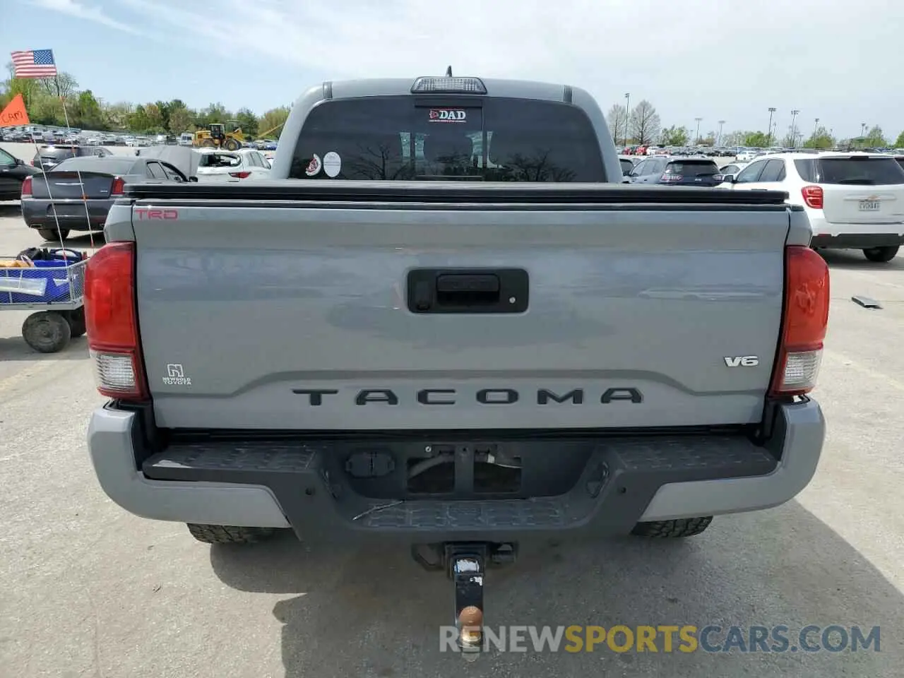 6 Photograph of a damaged car 3TMCZ5AN0KM224296 TOYOTA TACOMA 2019