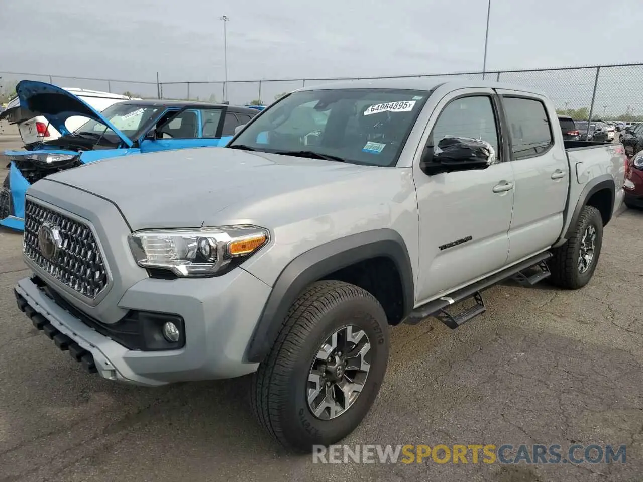 1 Photograph of a damaged car 3TMCZ5AN0KM227229 TOYOTA TACOMA 2019