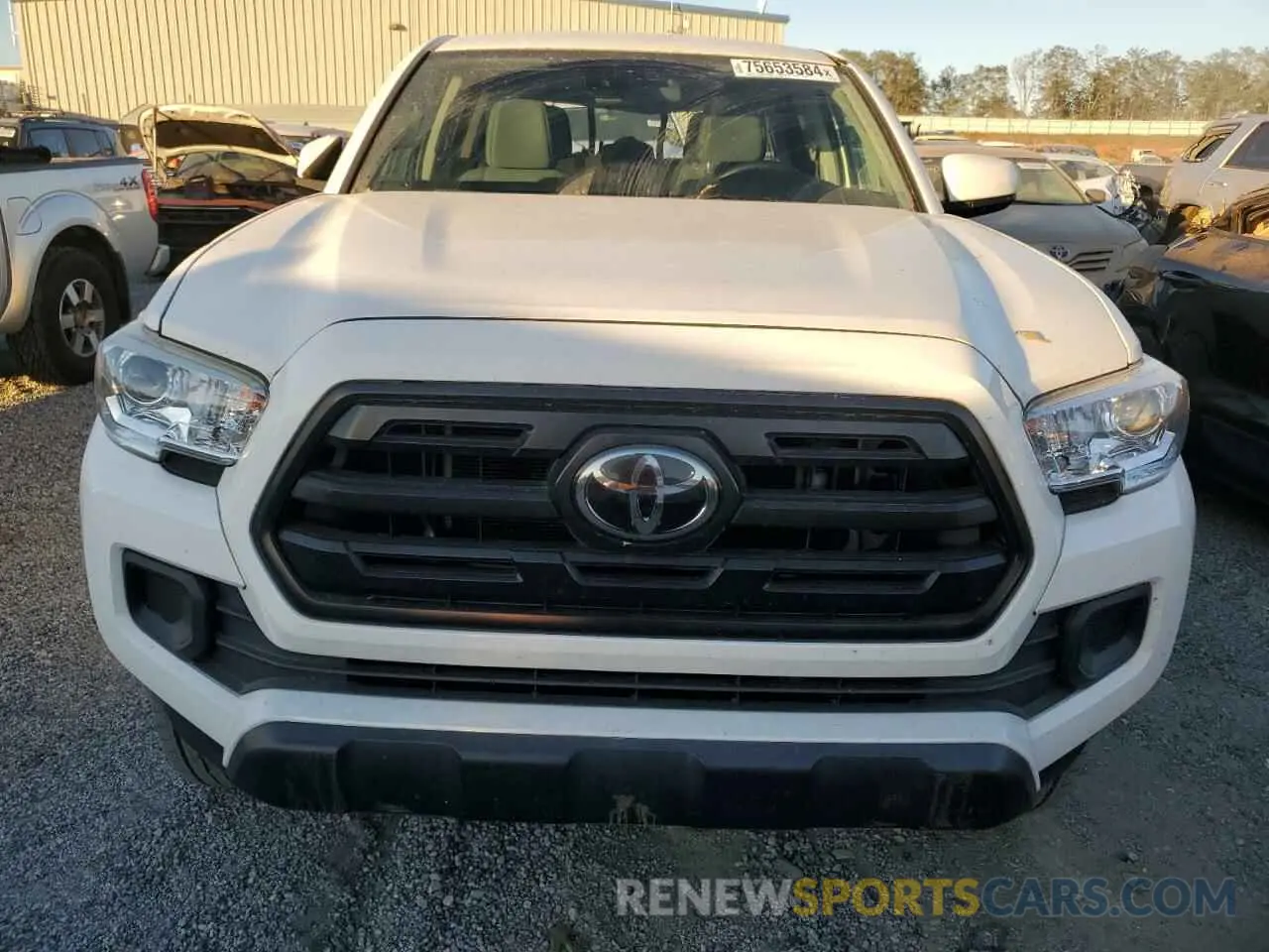 5 Photograph of a damaged car 3TMCZ5AN0KM227490 TOYOTA TACOMA 2019