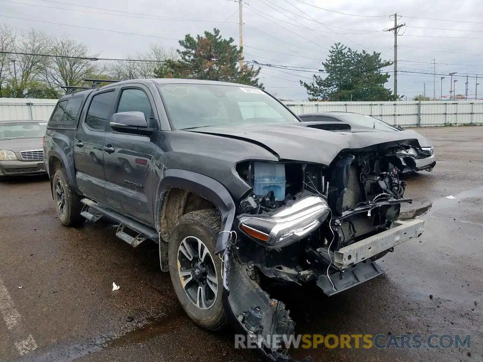 1 Photograph of a damaged car 3TMCZ5AN0KM232110 TOYOTA TACOMA 2019