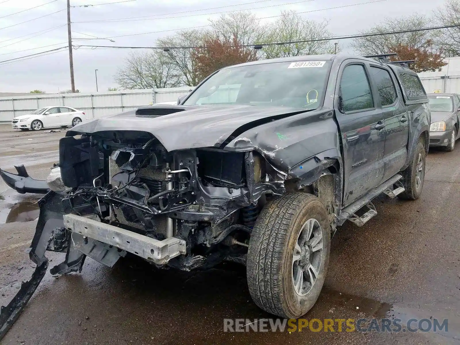 2 Photograph of a damaged car 3TMCZ5AN0KM232110 TOYOTA TACOMA 2019