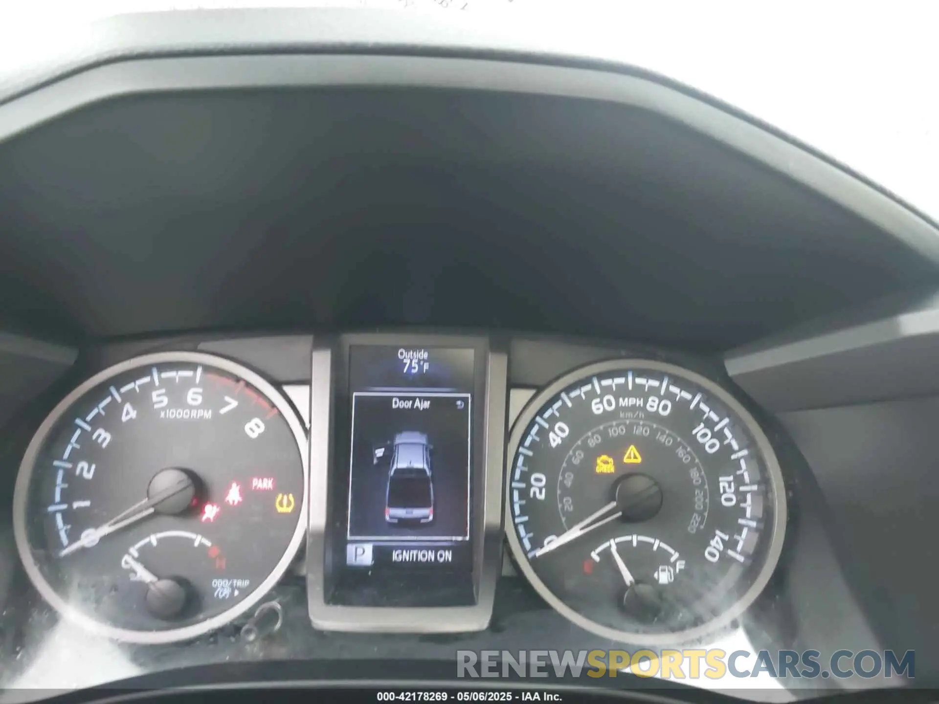 7 Photograph of a damaged car 3TMCZ5AN0KM232852 TOYOTA TACOMA 2019