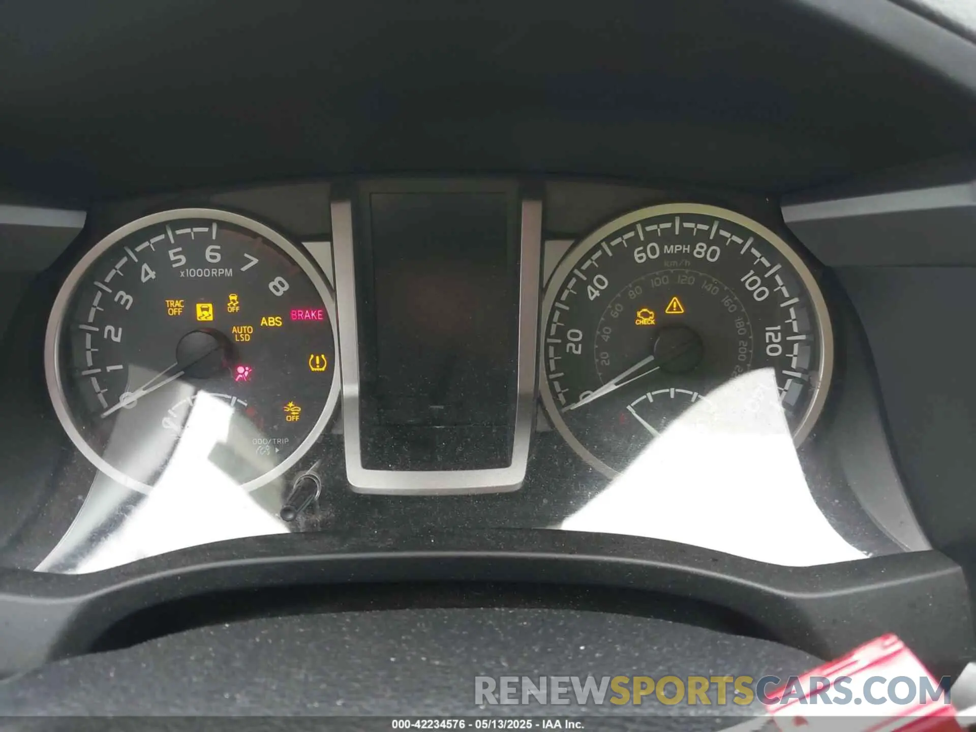 7 Photograph of a damaged car 3TMCZ5AN0KM242359 TOYOTA TACOMA 2019