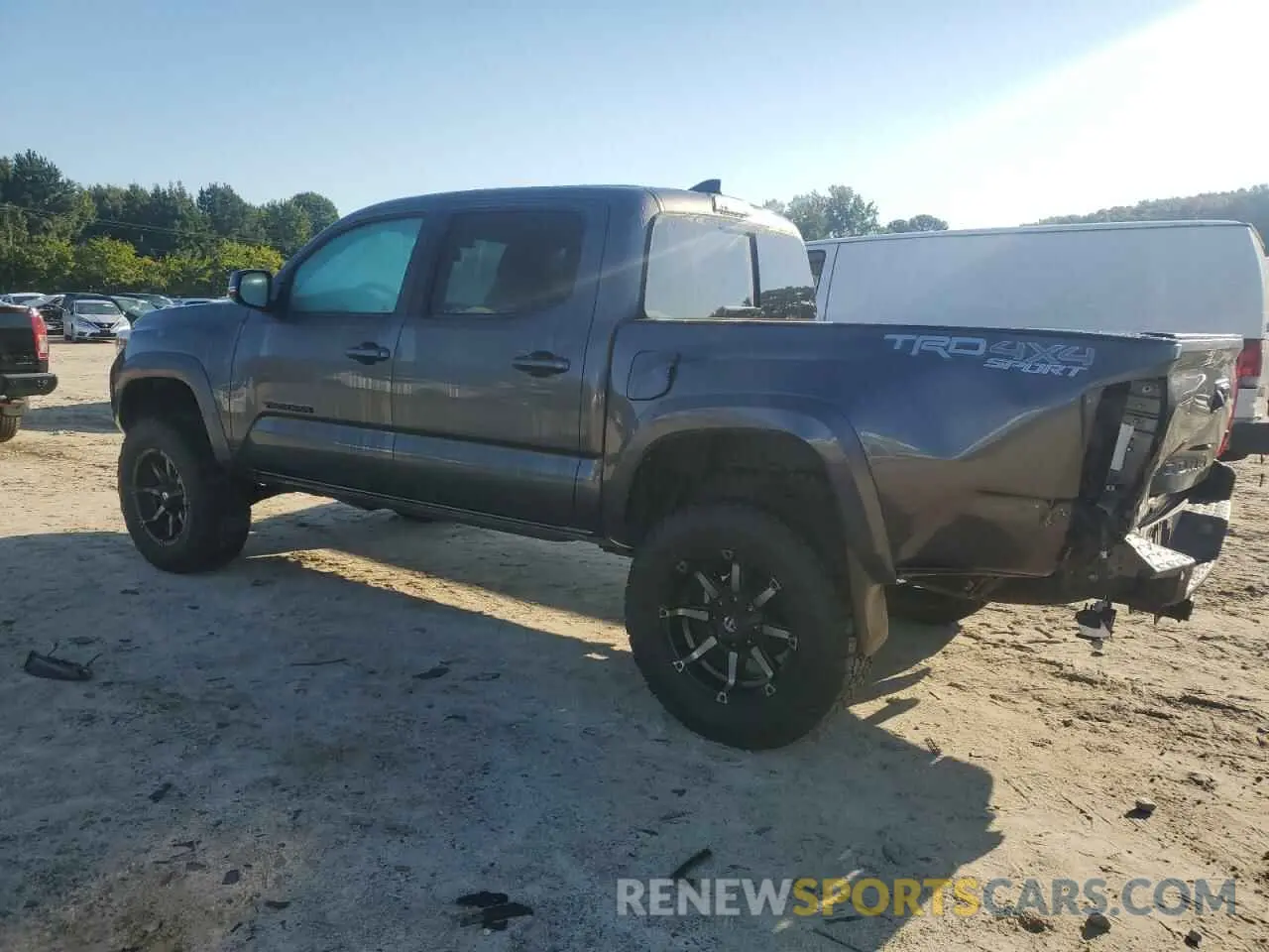 2 Photograph of a damaged car 3TMCZ5AN0KM246038 TOYOTA TACOMA 2019