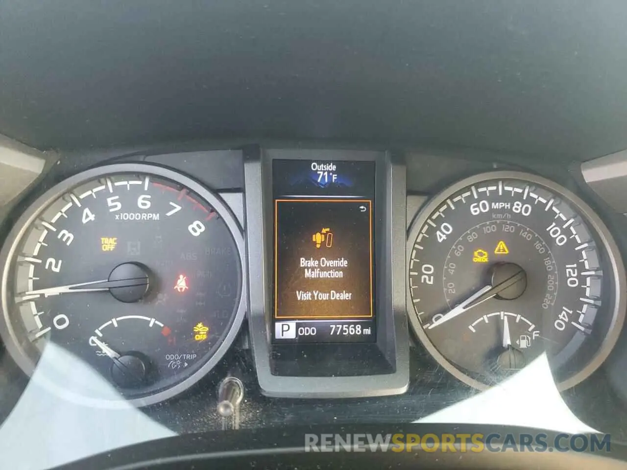 9 Photograph of a damaged car 3TMCZ5AN0KM246038 TOYOTA TACOMA 2019