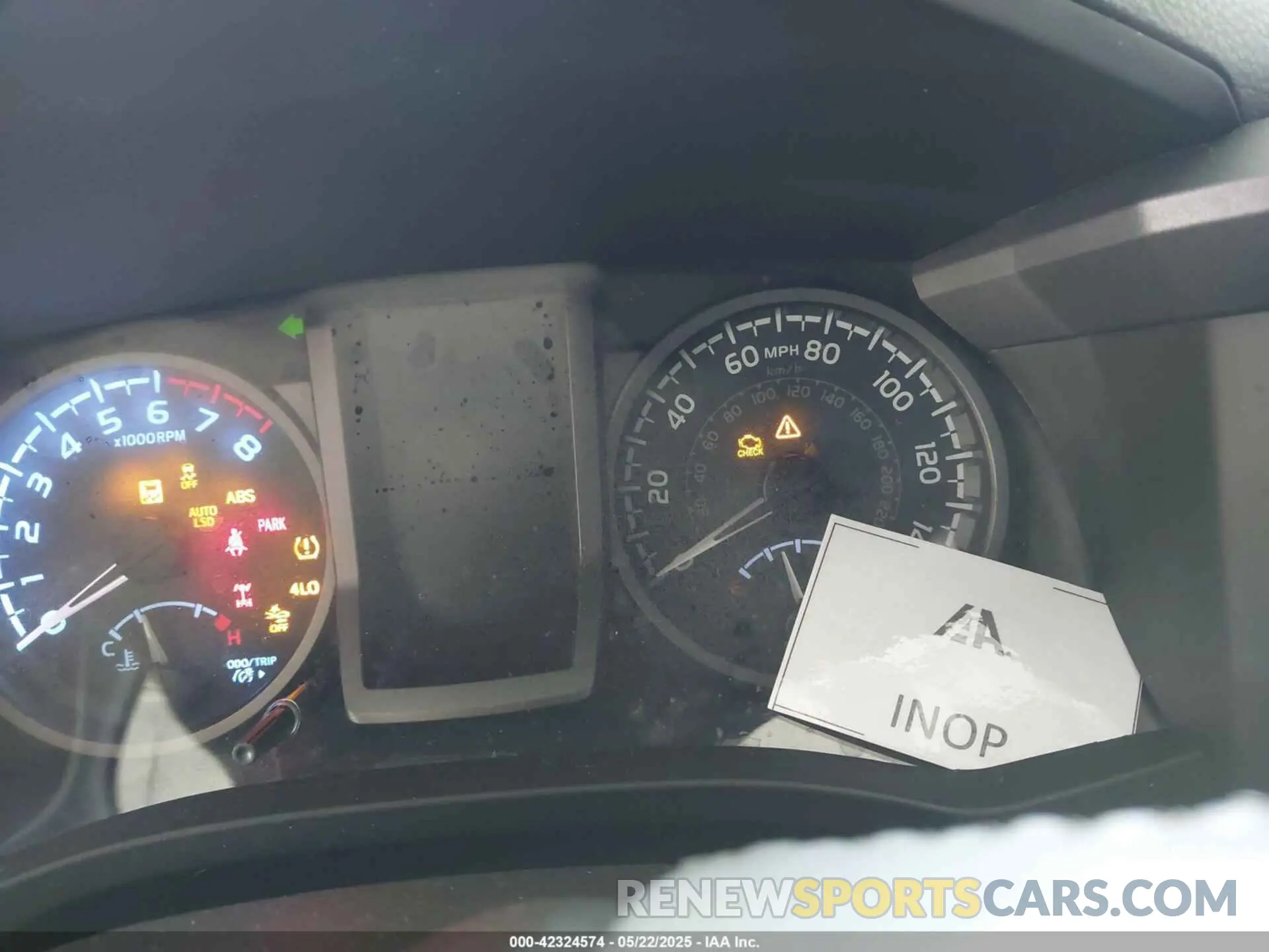 7 Photograph of a damaged car 3TMCZ5AN0KM248419 TOYOTA TACOMA 2019