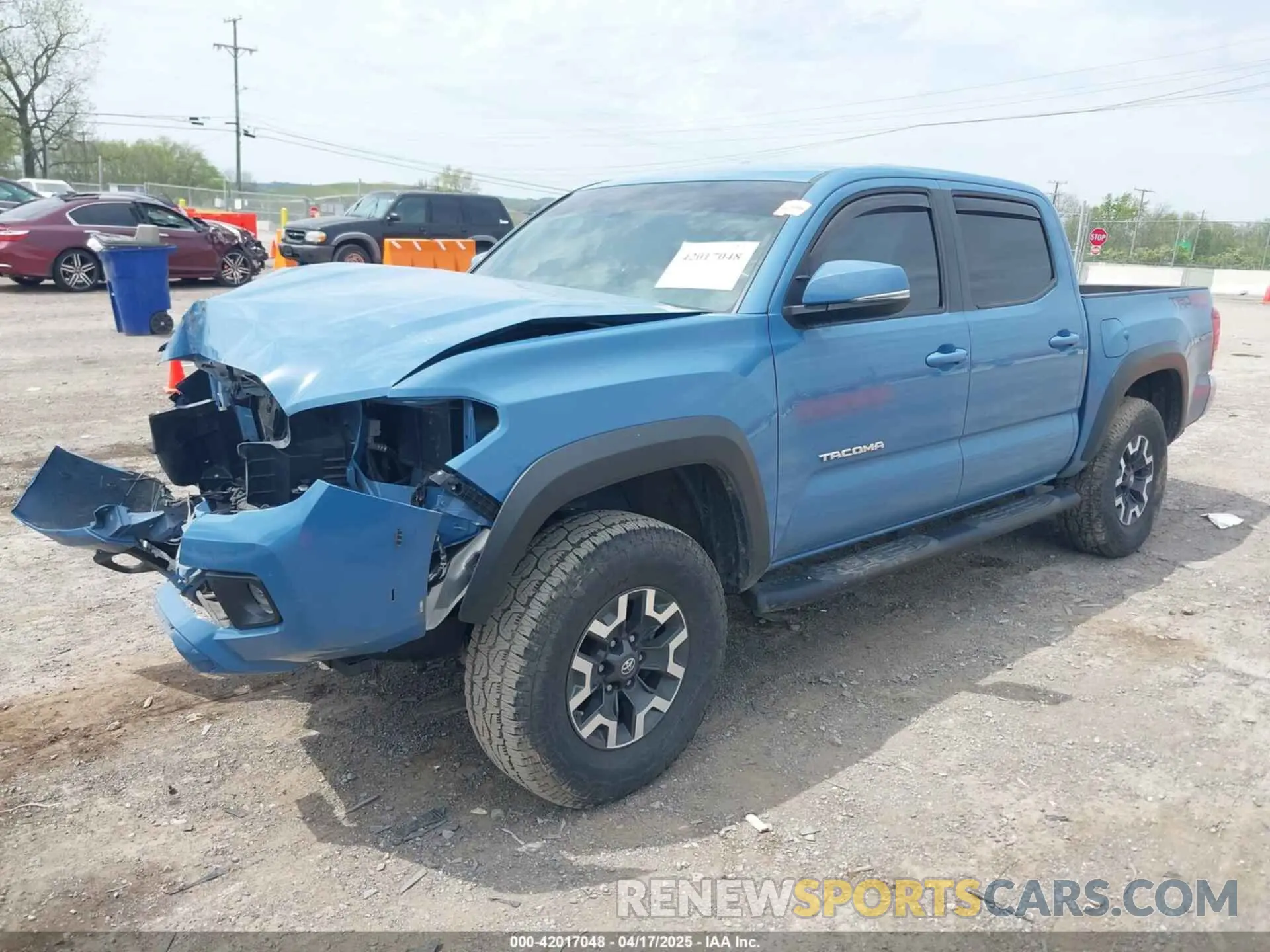 2 Photograph of a damaged car 3TMCZ5AN0KM260201 TOYOTA TACOMA 2019