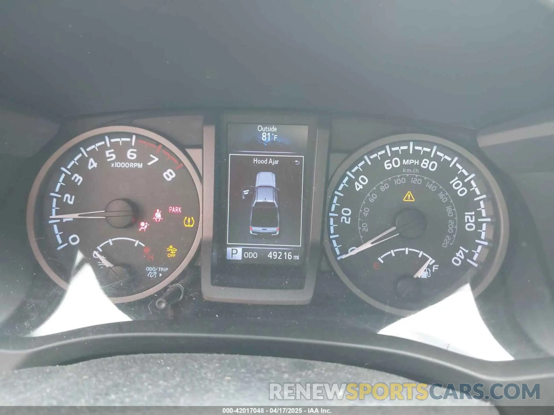7 Photograph of a damaged car 3TMCZ5AN0KM260201 TOYOTA TACOMA 2019