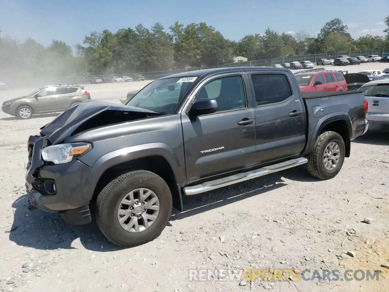 1 Photograph of a damaged car 3TMCZ5AN0KM261073 TOYOTA TACOMA 2019