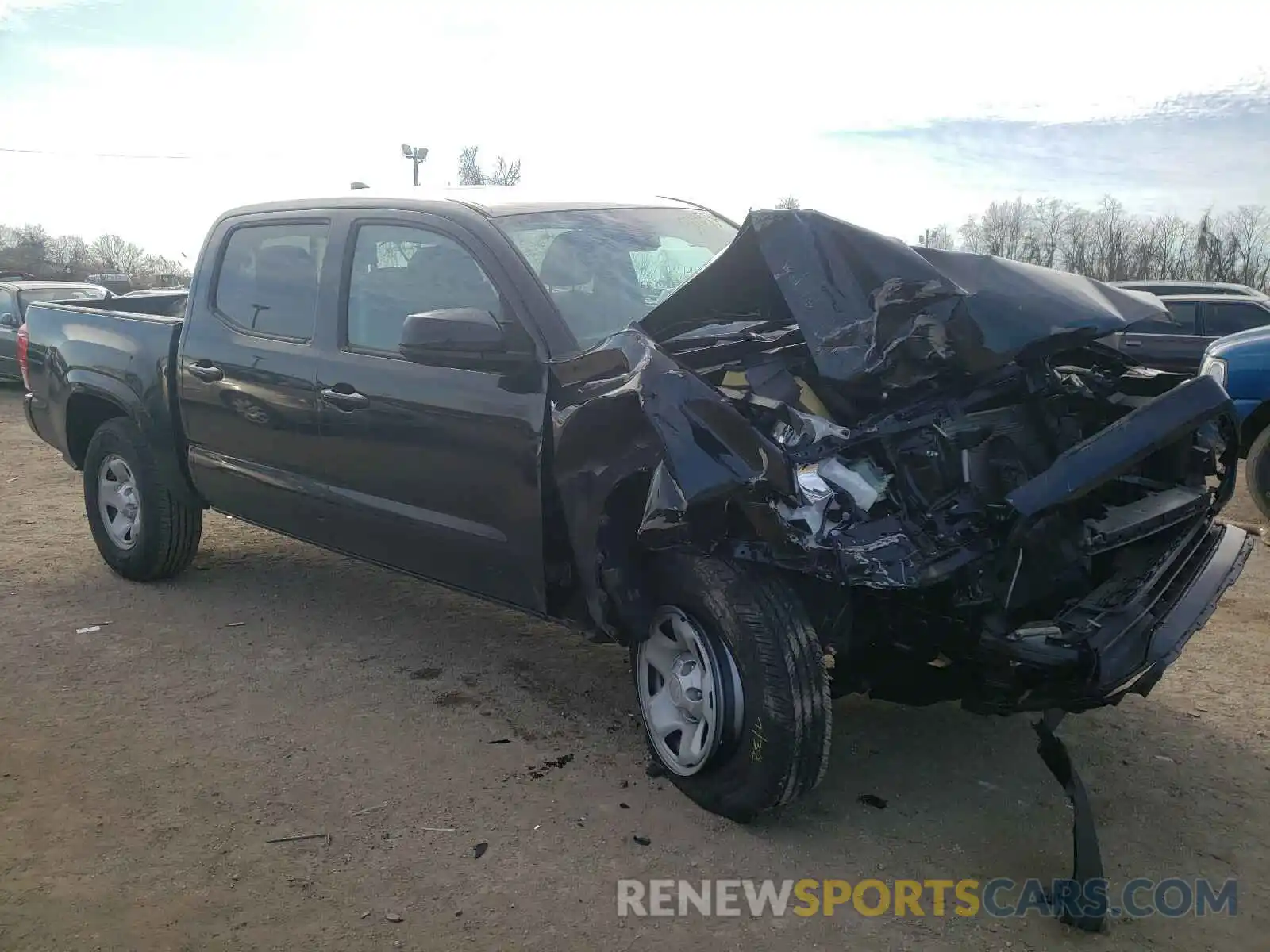 1 Photograph of a damaged car 3TMCZ5AN0KM261302 TOYOTA TACOMA 2019