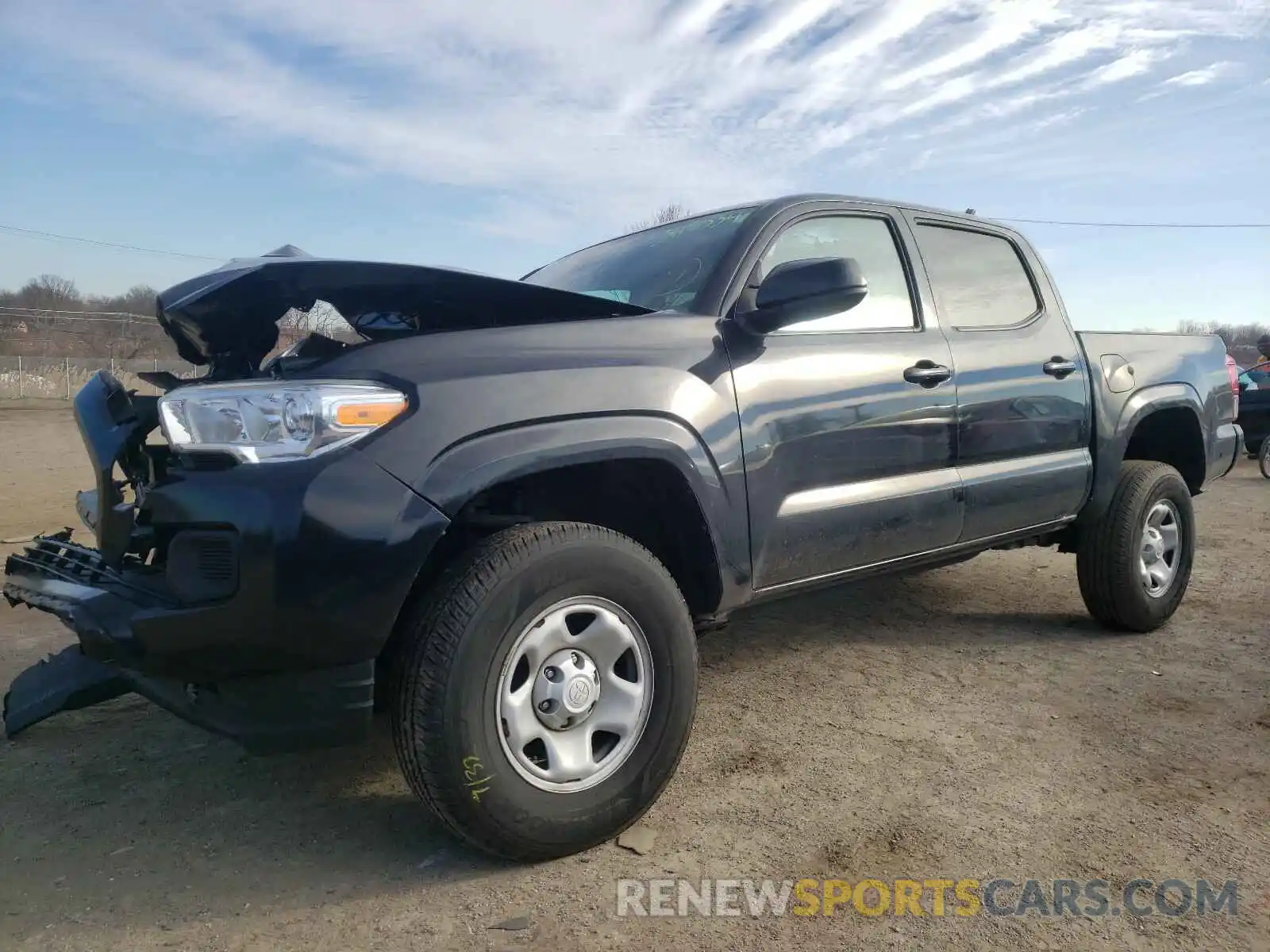 2 Photograph of a damaged car 3TMCZ5AN0KM261302 TOYOTA TACOMA 2019