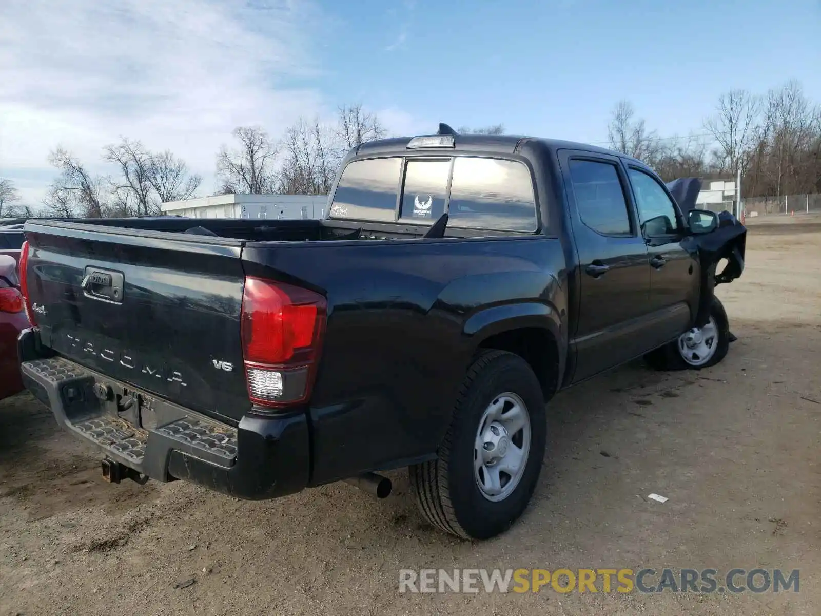 4 Photograph of a damaged car 3TMCZ5AN0KM261302 TOYOTA TACOMA 2019