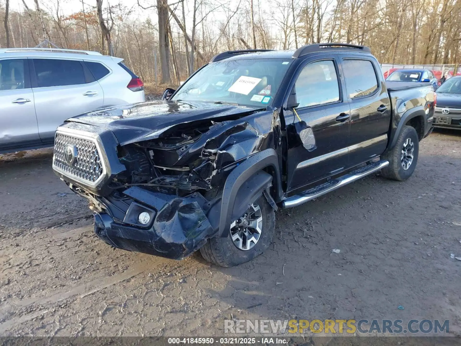 2 Photograph of a damaged car 3TMCZ5AN0KM261364 TOYOTA TACOMA 2019
