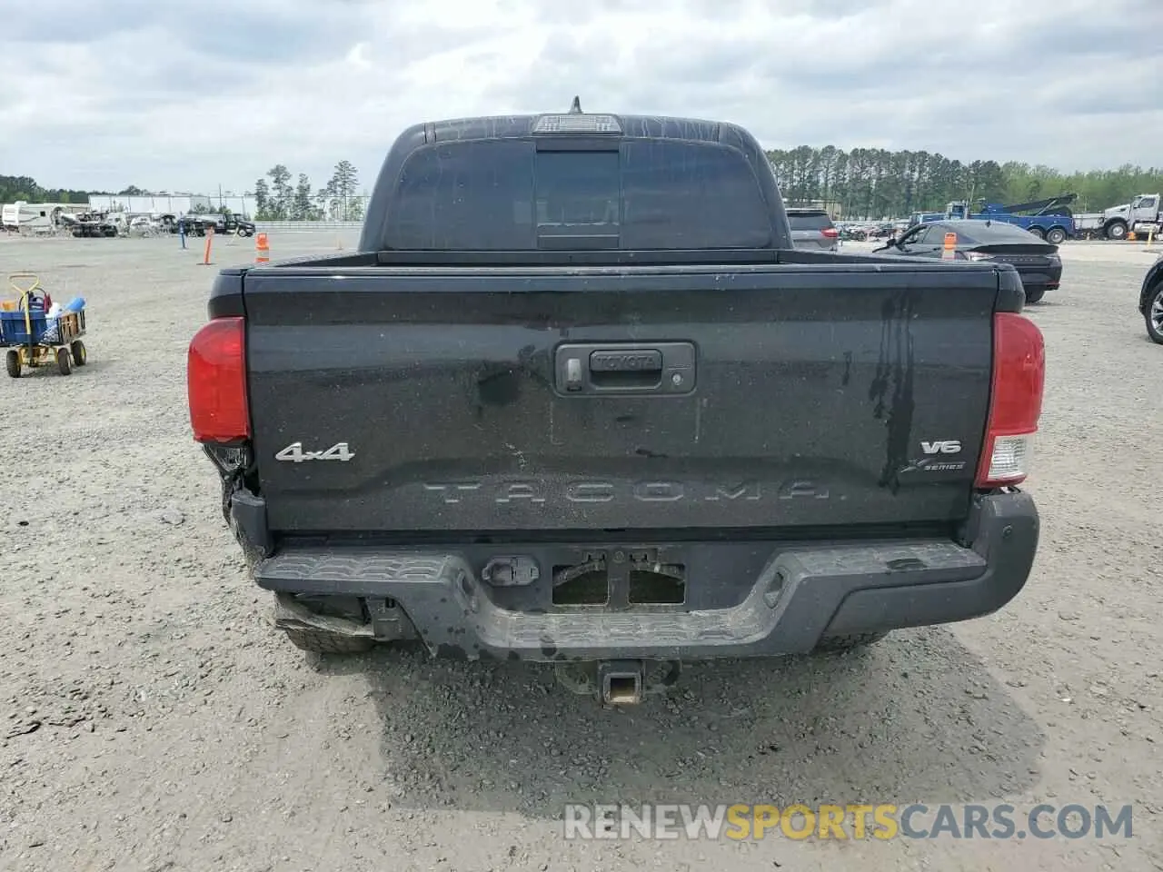6 Photograph of a damaged car 3TMCZ5AN0KM274714 TOYOTA TACOMA 2019