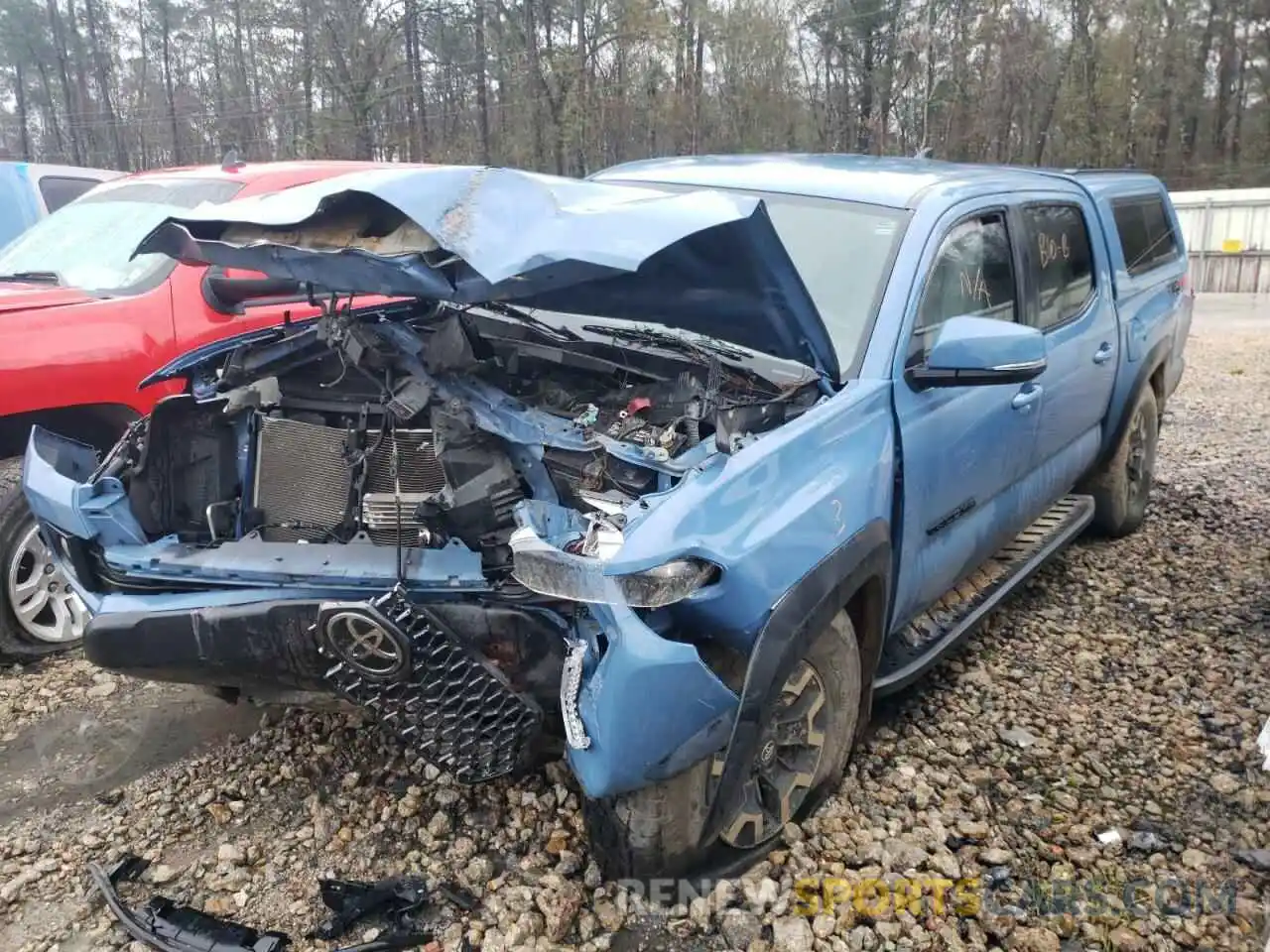 2 Photograph of a damaged car 3TMCZ5AN0KM275085 TOYOTA TACOMA 2019