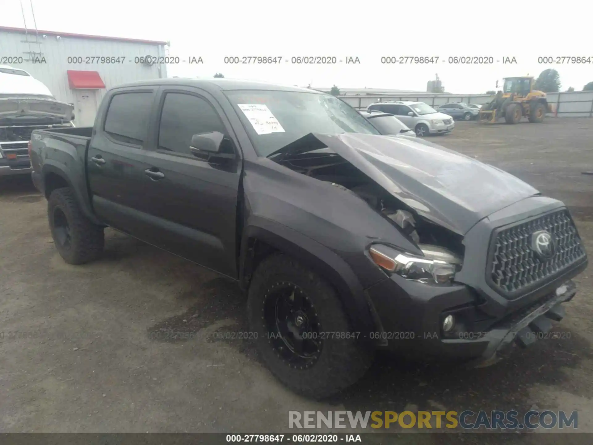 1 Photograph of a damaged car 3TMCZ5AN1KM205711 TOYOTA TACOMA 2019