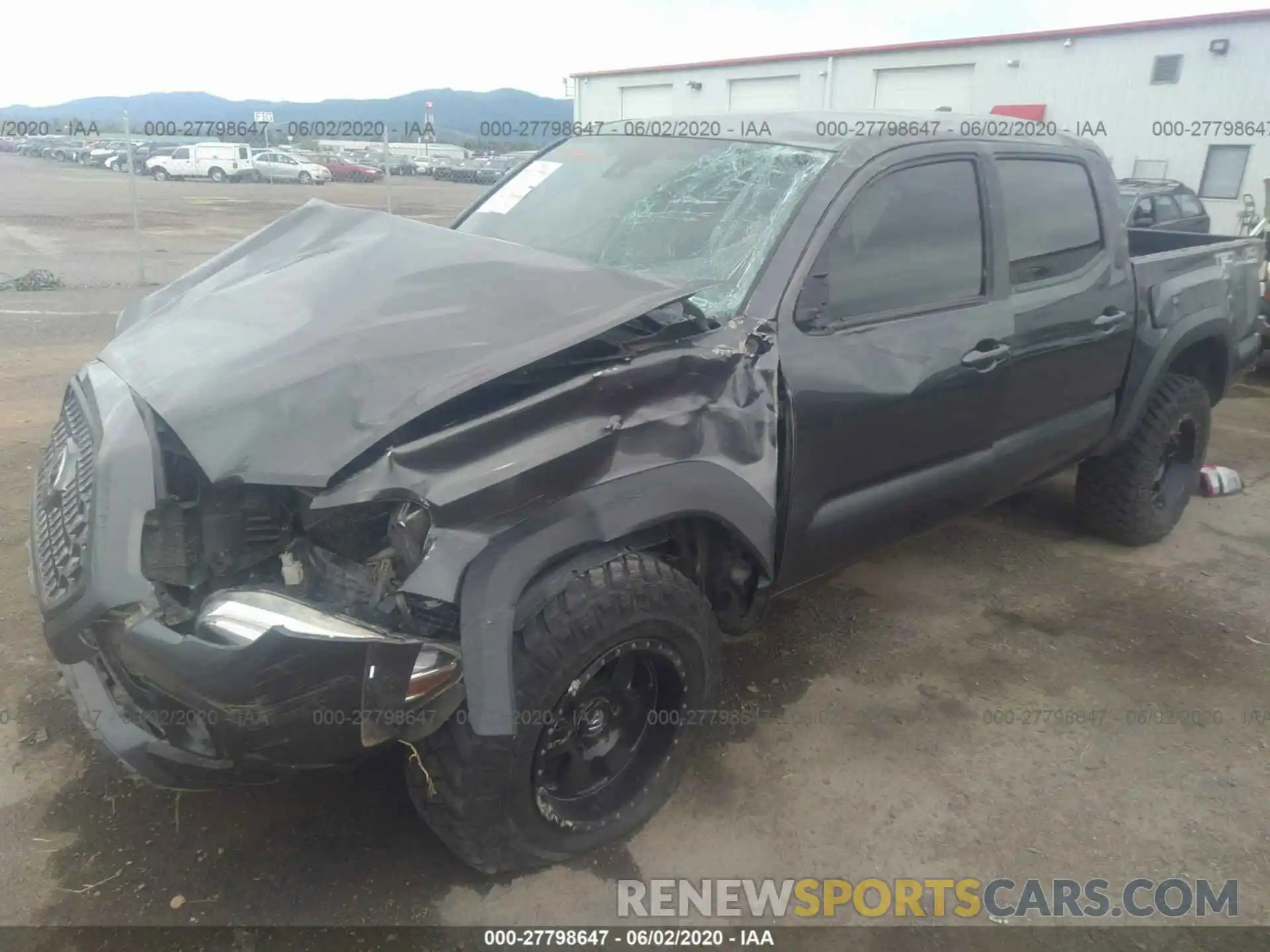 2 Photograph of a damaged car 3TMCZ5AN1KM205711 TOYOTA TACOMA 2019