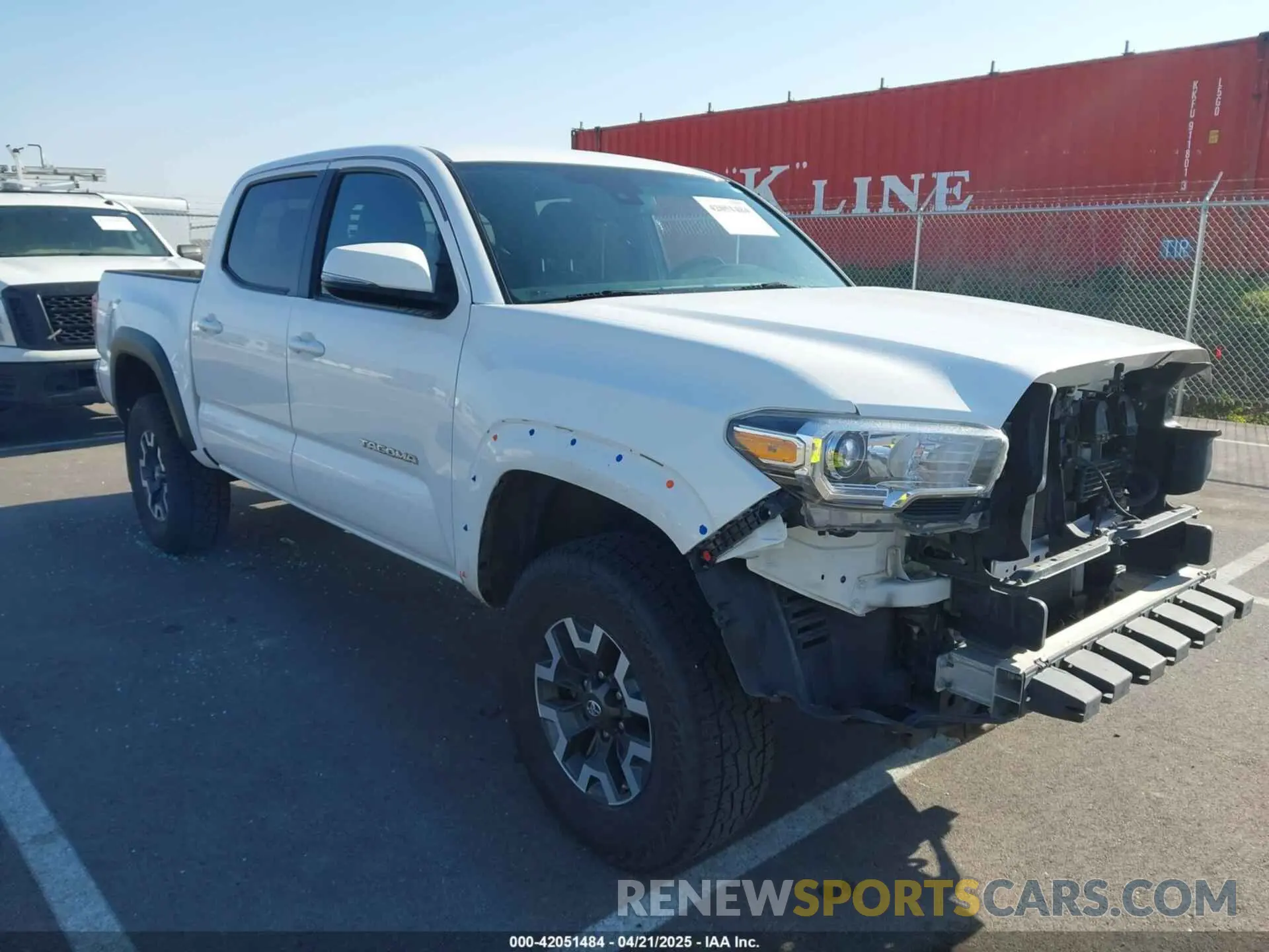 1 Photograph of a damaged car 3TMCZ5AN1KM210911 TOYOTA TACOMA 2019