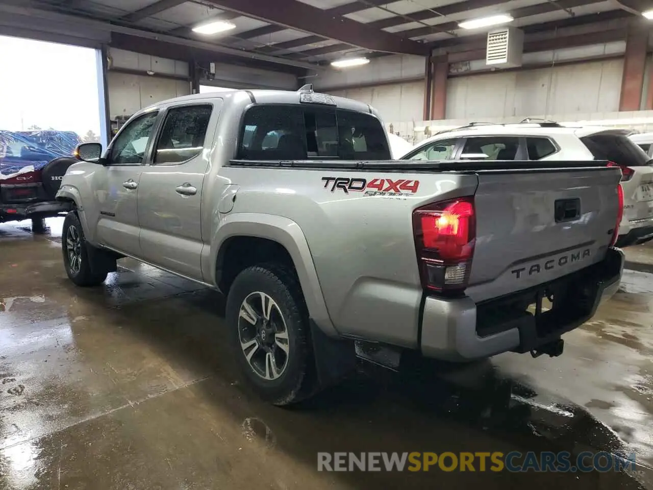 2 Photograph of a damaged car 3TMCZ5AN1KM219012 TOYOTA TACOMA 2019