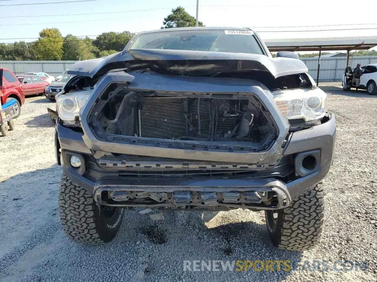 5 Photograph of a damaged car 3TMCZ5AN1KM222346 TOYOTA TACOMA 2019