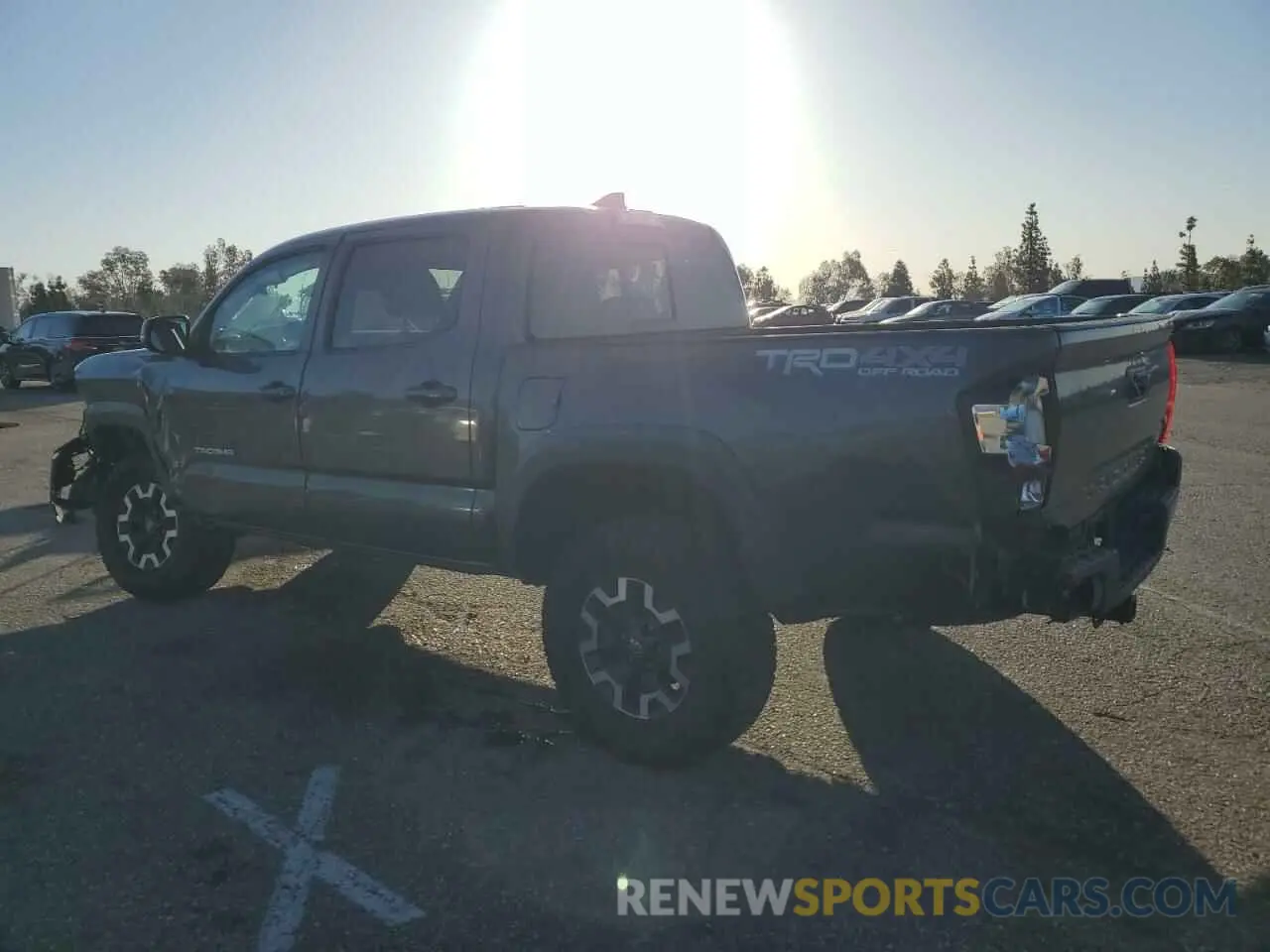 2 Photograph of a damaged car 3TMCZ5AN1KM222735 TOYOTA TACOMA 2019