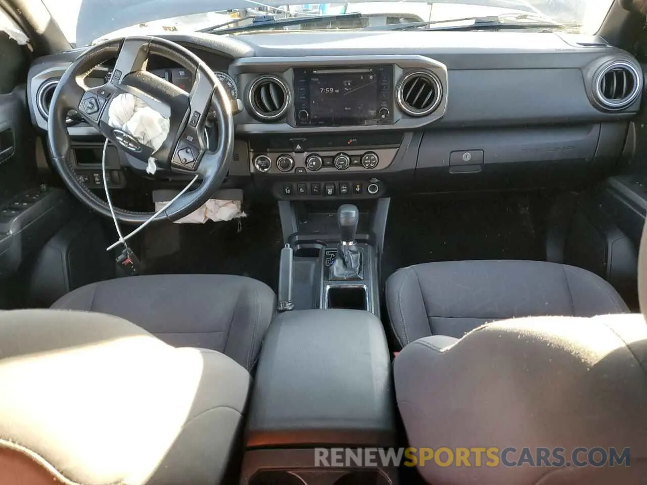 8 Photograph of a damaged car 3TMCZ5AN1KM222735 TOYOTA TACOMA 2019