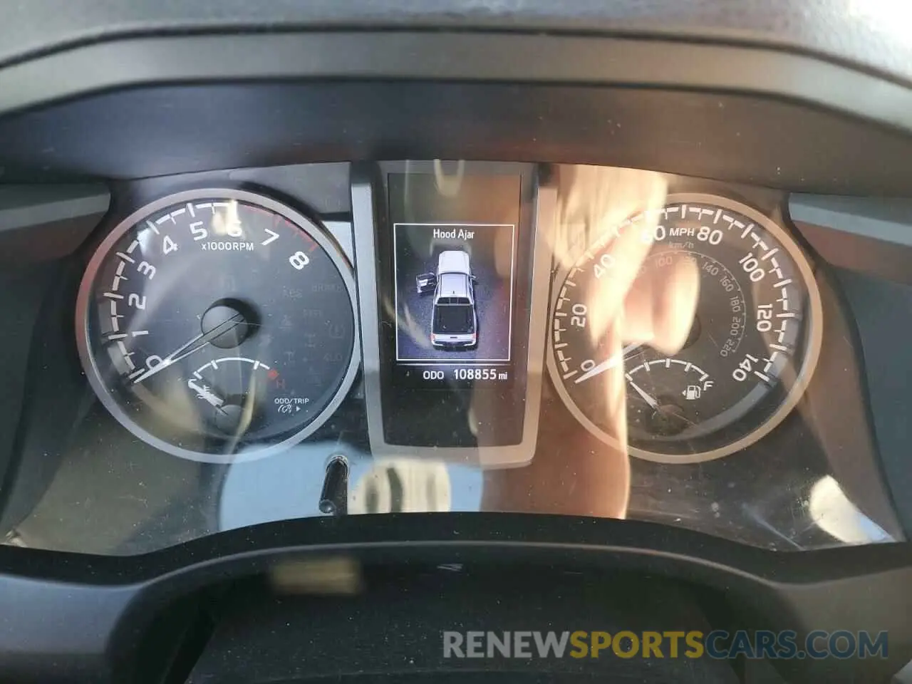 9 Photograph of a damaged car 3TMCZ5AN1KM222735 TOYOTA TACOMA 2019