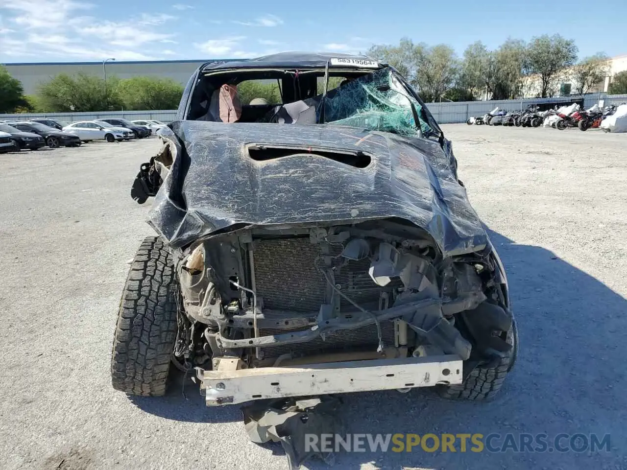 5 Photograph of a damaged car 3TMCZ5AN1KM231323 TOYOTA TACOMA 2019