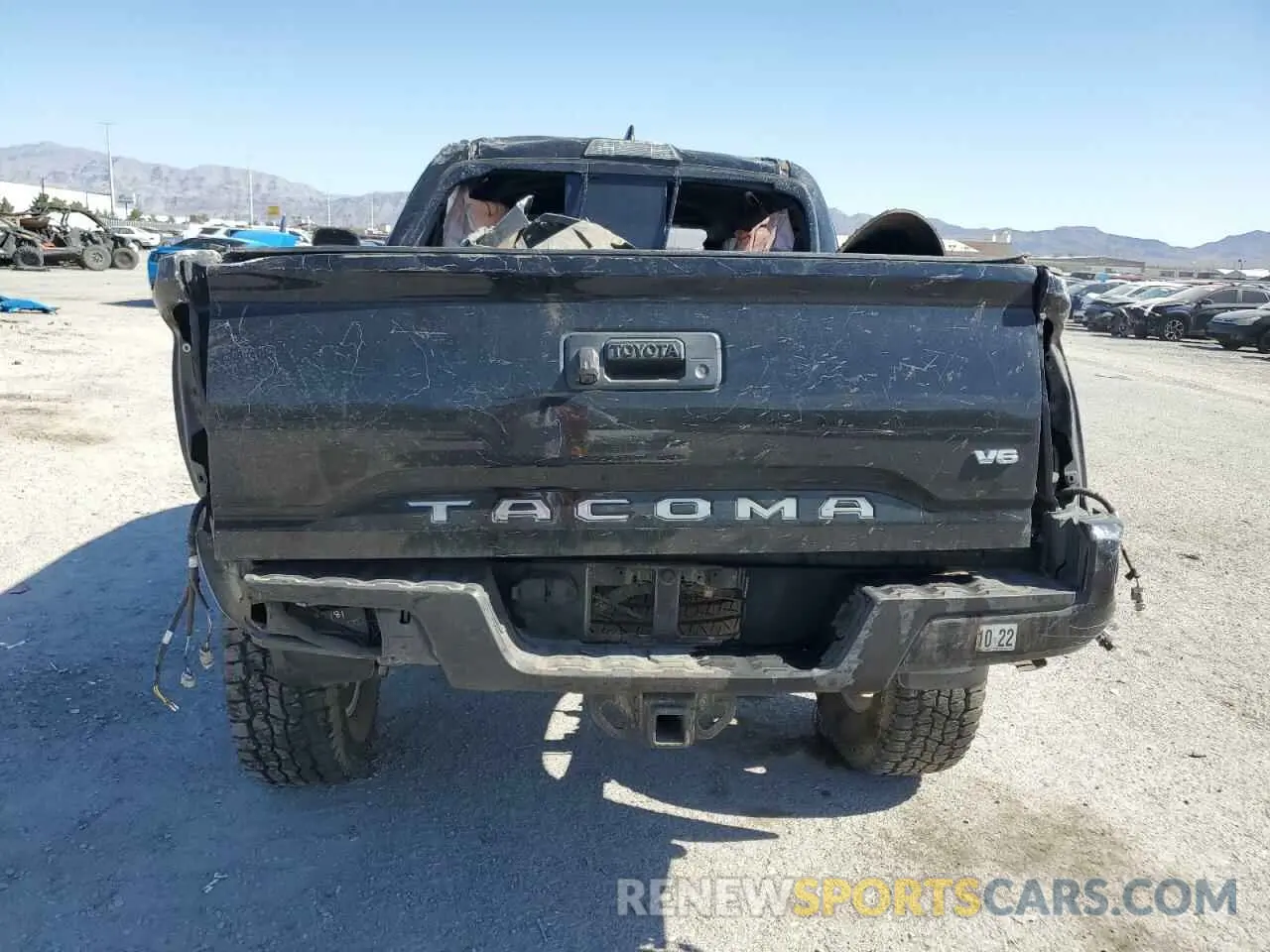 6 Photograph of a damaged car 3TMCZ5AN1KM231323 TOYOTA TACOMA 2019