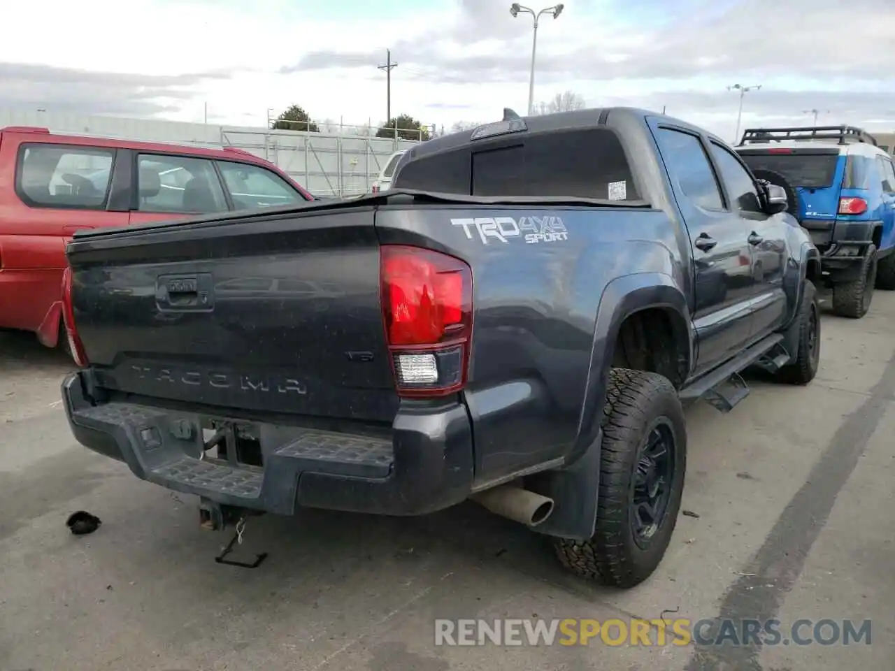 4 Photograph of a damaged car 3TMCZ5AN1KM251331 TOYOTA TACOMA 2019