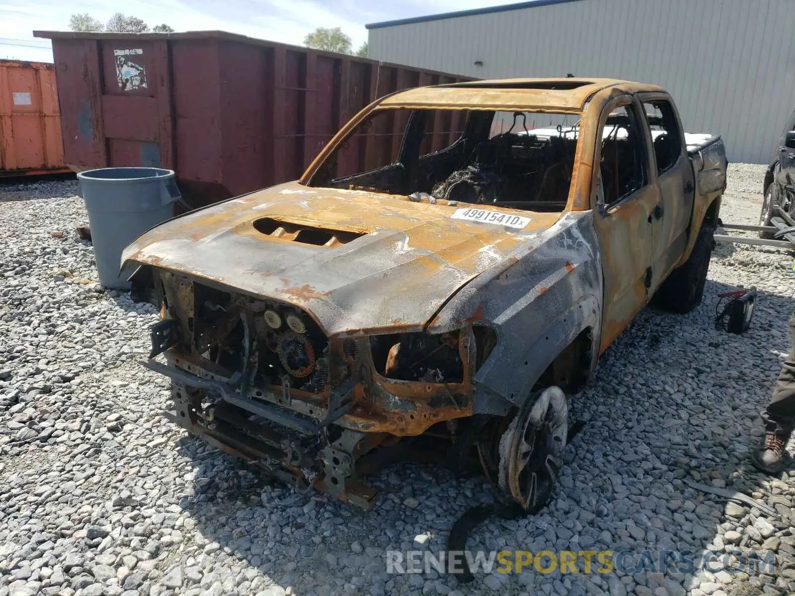 2 Photograph of a damaged car 3TMCZ5AN1KM251961 TOYOTA TACOMA 2019