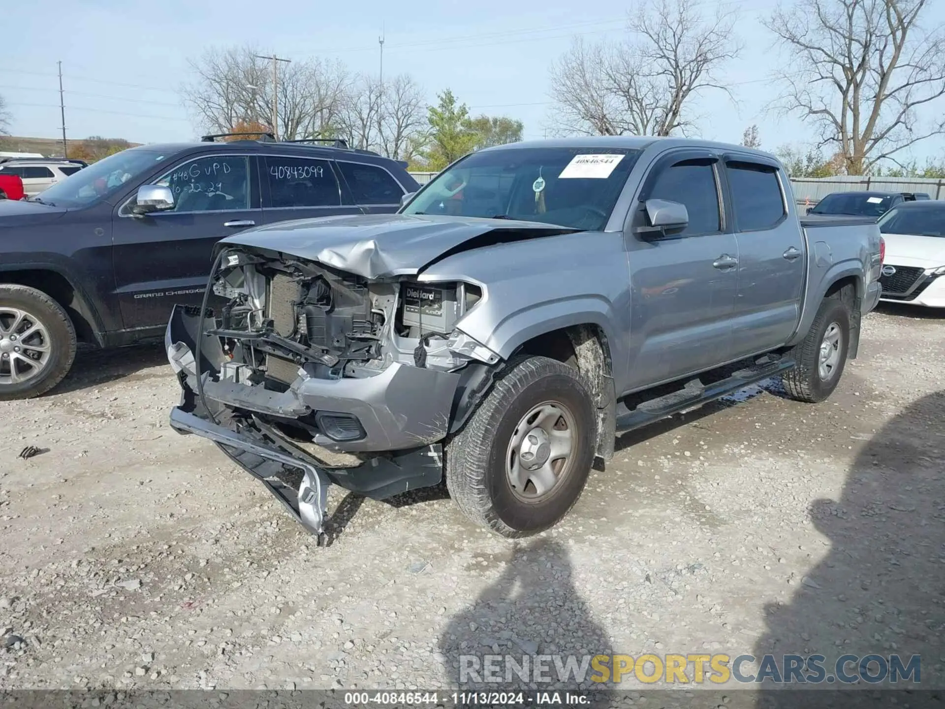 2 Photograph of a damaged car 3TMCZ5AN1KM253452 TOYOTA TACOMA 2019