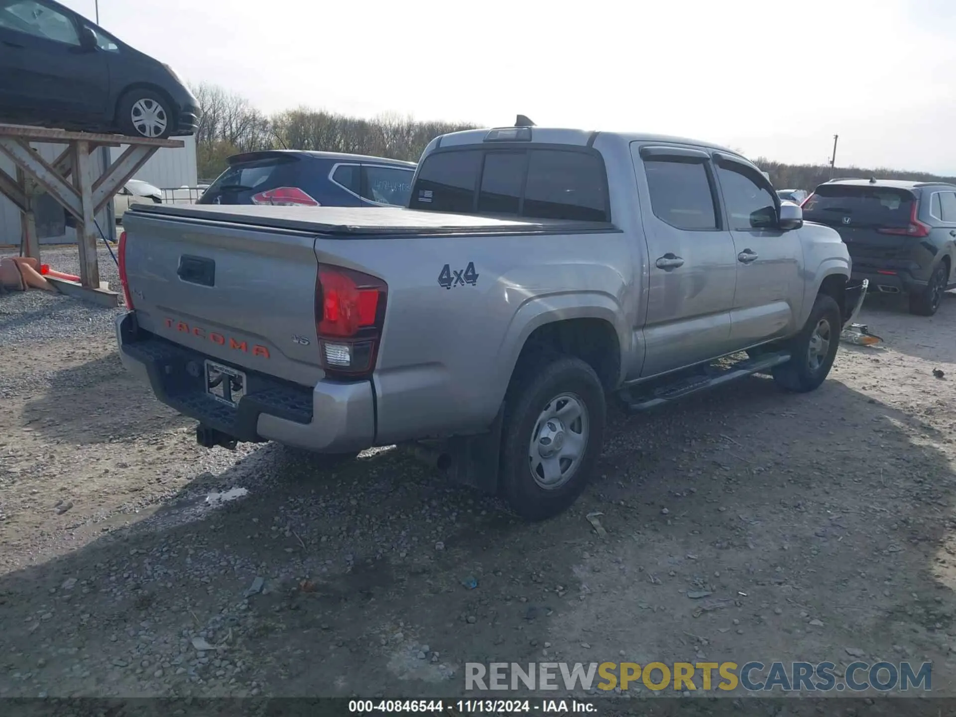 4 Photograph of a damaged car 3TMCZ5AN1KM253452 TOYOTA TACOMA 2019