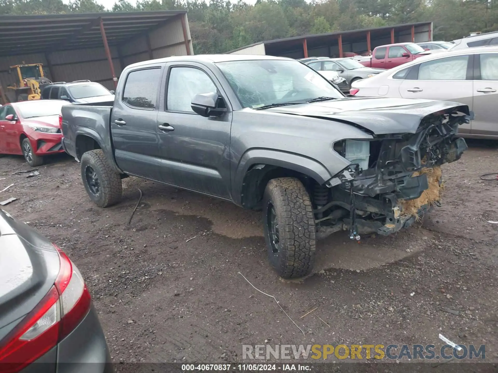 1 Photograph of a damaged car 3TMCZ5AN1KM255606 TOYOTA TACOMA 2019
