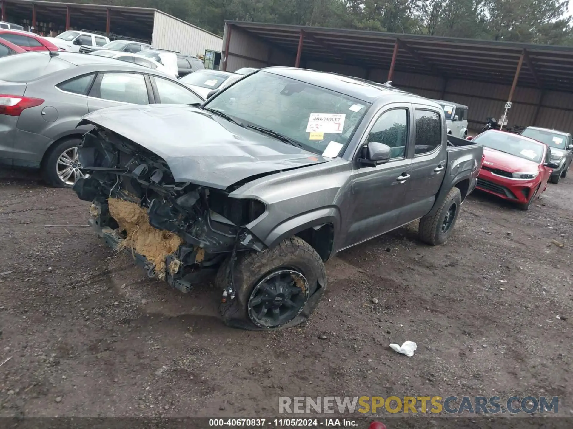 2 Photograph of a damaged car 3TMCZ5AN1KM255606 TOYOTA TACOMA 2019