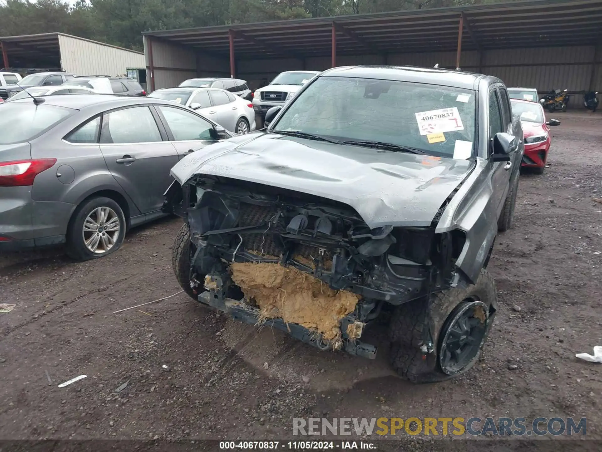 6 Photograph of a damaged car 3TMCZ5AN1KM255606 TOYOTA TACOMA 2019
