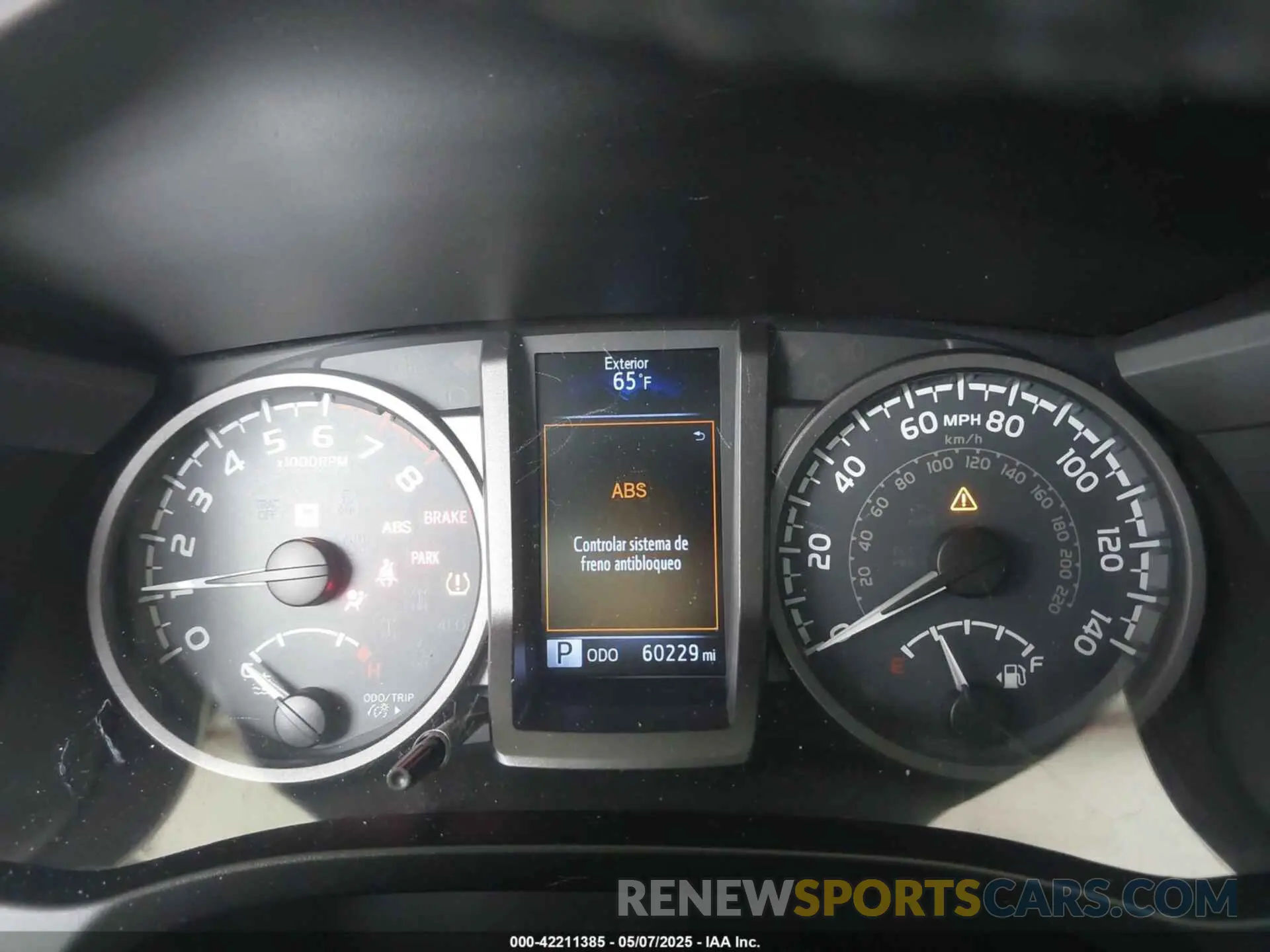 7 Photograph of a damaged car 3TMCZ5AN1KM257081 TOYOTA TACOMA 2019