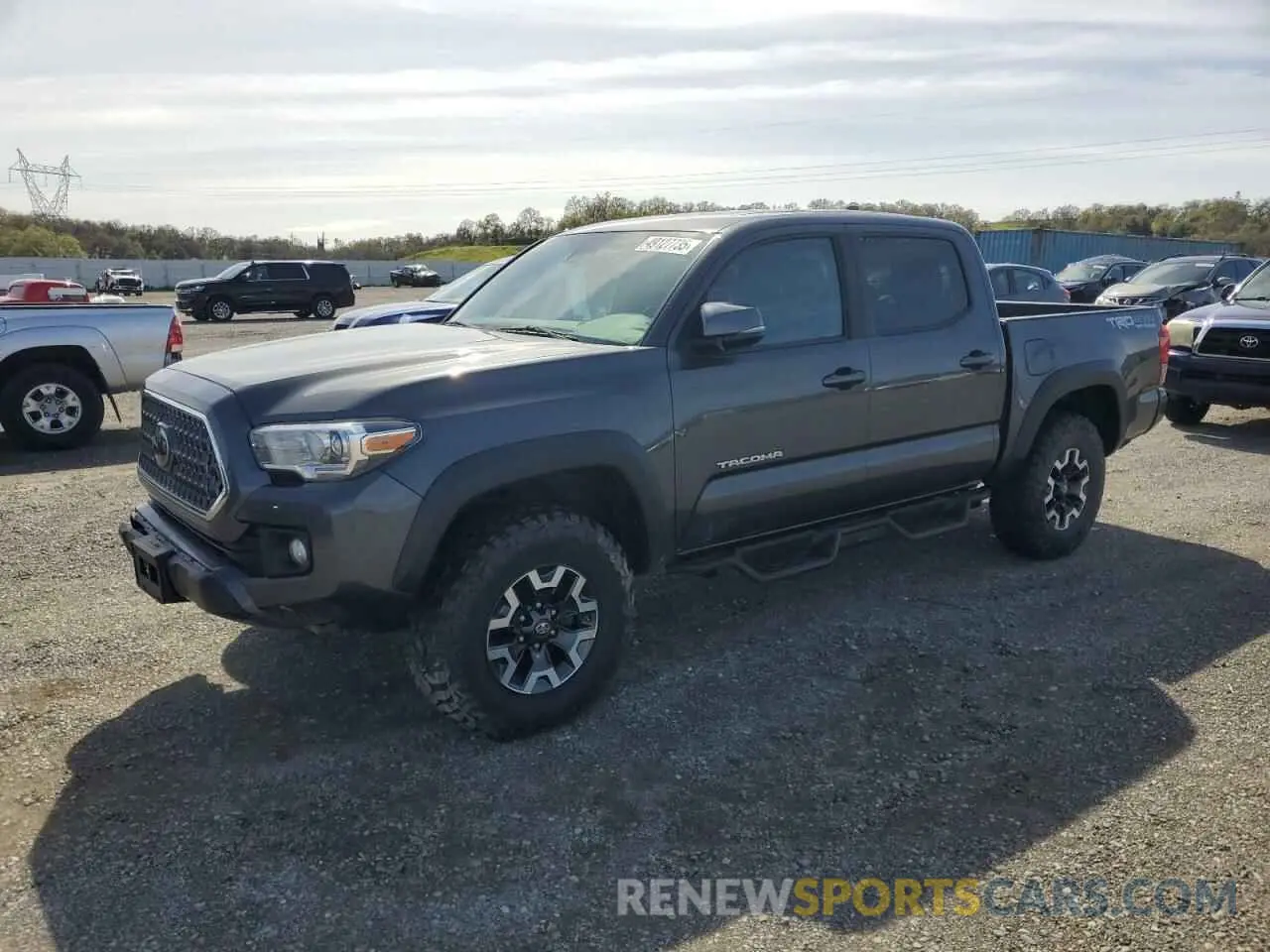 1 Photograph of a damaged car 3TMCZ5AN1KM266315 TOYOTA TACOMA 2019