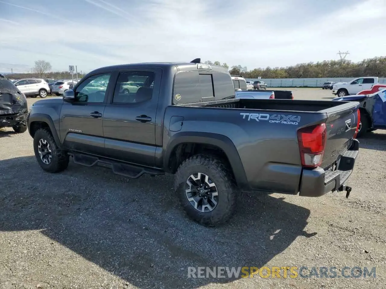 2 Photograph of a damaged car 3TMCZ5AN1KM266315 TOYOTA TACOMA 2019