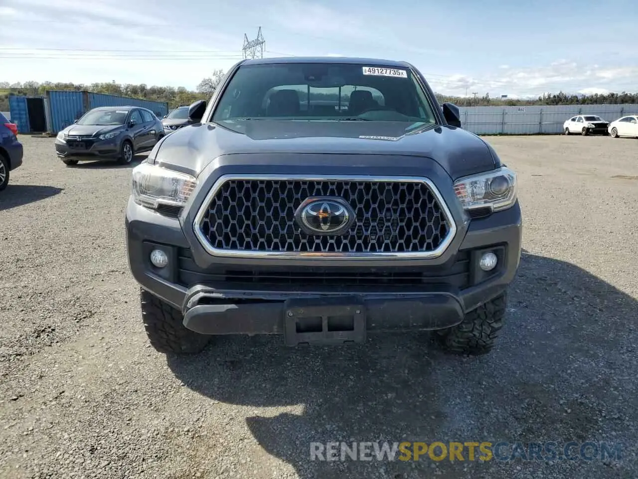 5 Photograph of a damaged car 3TMCZ5AN1KM266315 TOYOTA TACOMA 2019