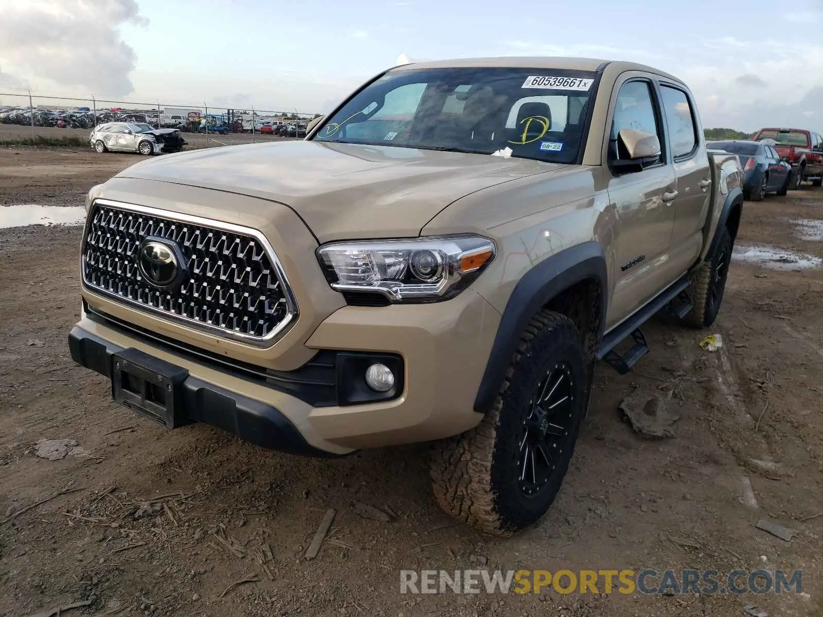 2 Photograph of a damaged car 3TMCZ5AN1KM267657 TOYOTA TACOMA 2019