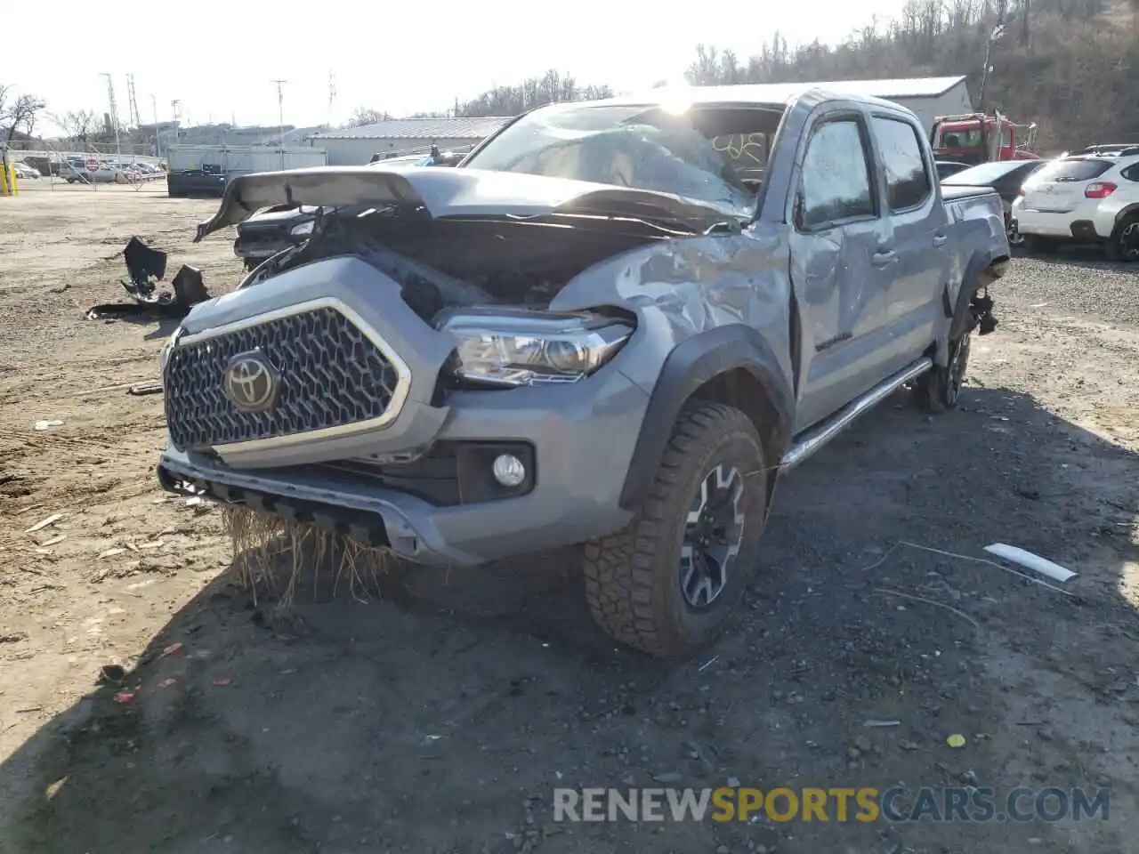 2 Photograph of a damaged car 3TMCZ5AN1KM271885 TOYOTA TACOMA 2019