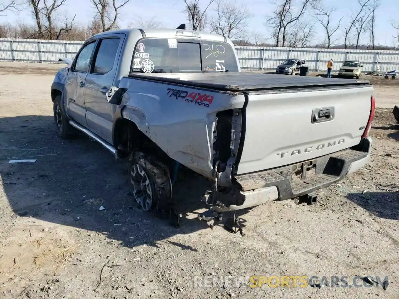 3 Photograph of a damaged car 3TMCZ5AN1KM271885 TOYOTA TACOMA 2019