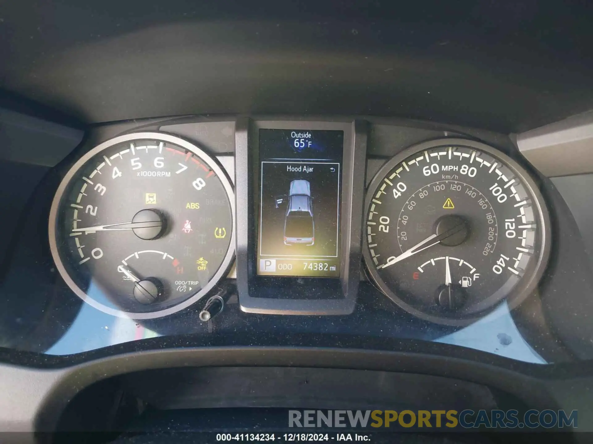 7 Photograph of a damaged car 3TMCZ5AN1KM274494 TOYOTA TACOMA 2019