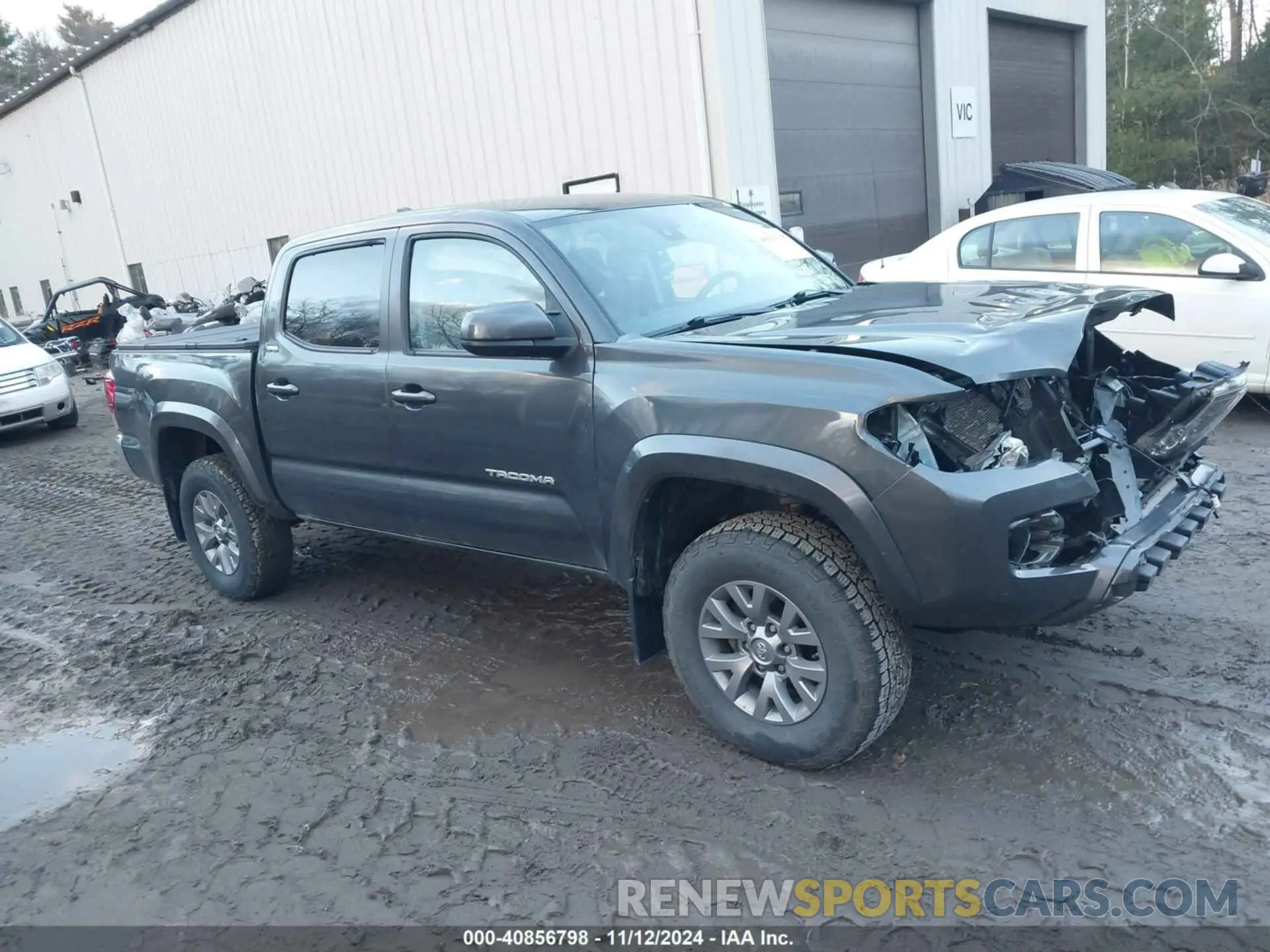 1 Photograph of a damaged car 3TMCZ5AN1KM283342 TOYOTA TACOMA 2019