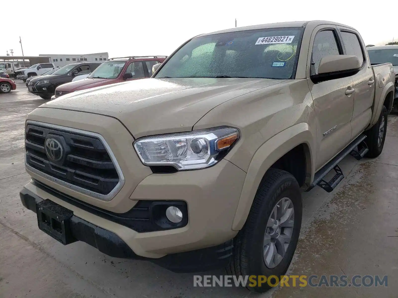 2 Photograph of a damaged car 3TMCZ5AN1KM287262 TOYOTA TACOMA 2019