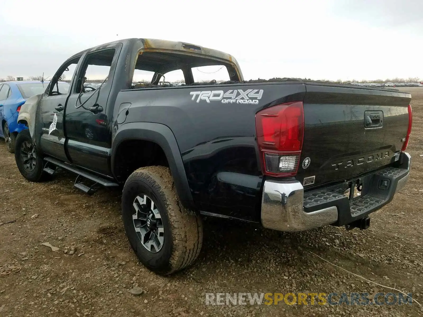 3 Photograph of a damaged car 3TMCZ5AN2KM190989 TOYOTA TACOMA 2019
