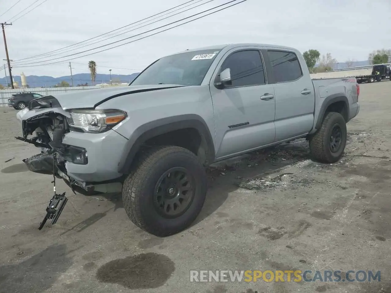 1 Photograph of a damaged car 3TMCZ5AN2KM192032 TOYOTA TACOMA 2019
